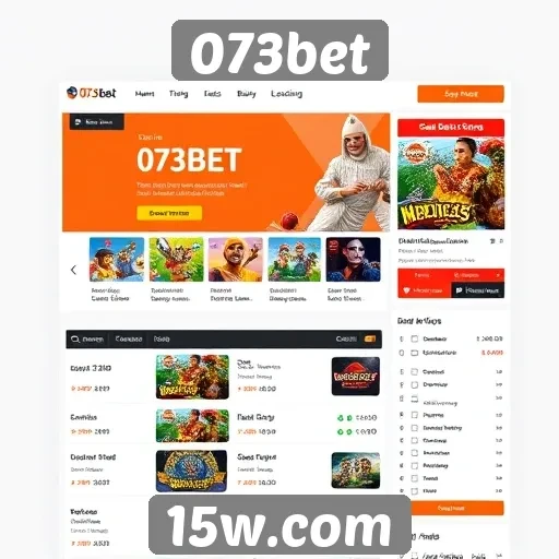 Interface do 073bet é intuitiva e acessível