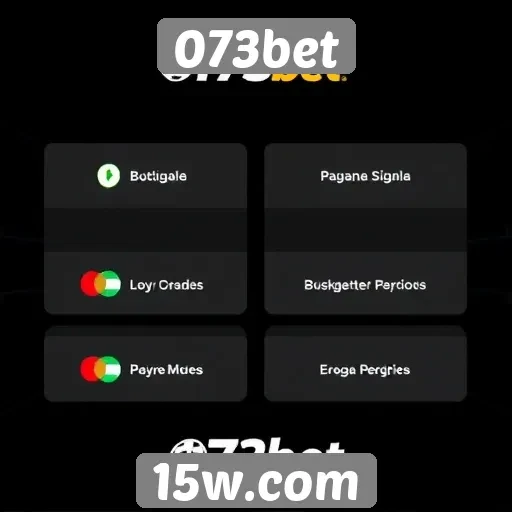 Métodos de pagamento aceitos no 073bet